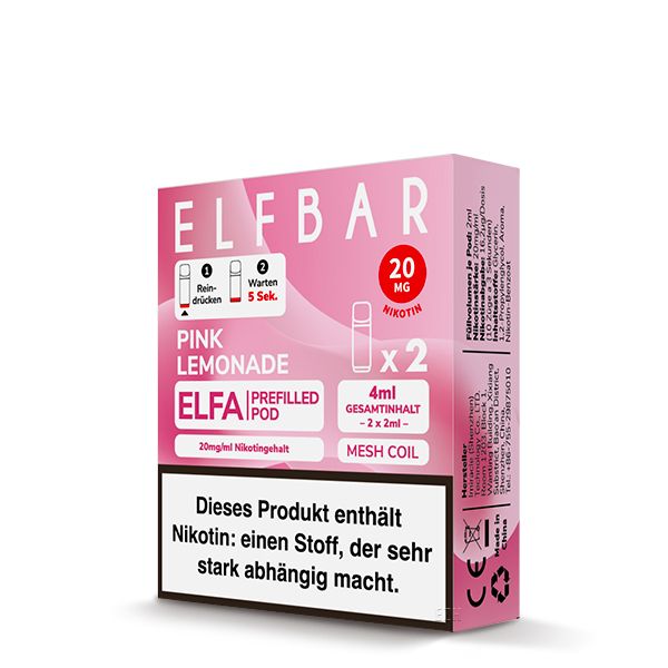 ELFBAR ELFA Pods 2Stk - Pink Lemonade