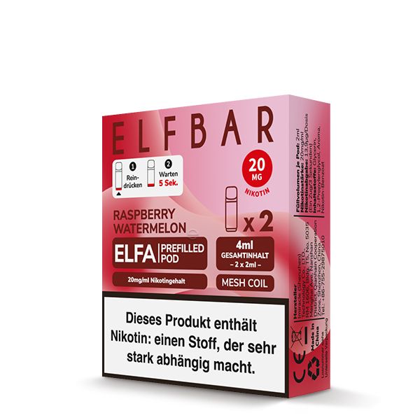 ELFBAR ELFA Pods 2Stk - Raspberry Watermelon