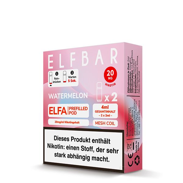 ELFBAR ELFA Pods 2Stk - Watermelon