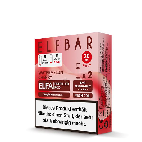 ELFBAR ELFA Pods 2Stk - Watermelon Cherry
