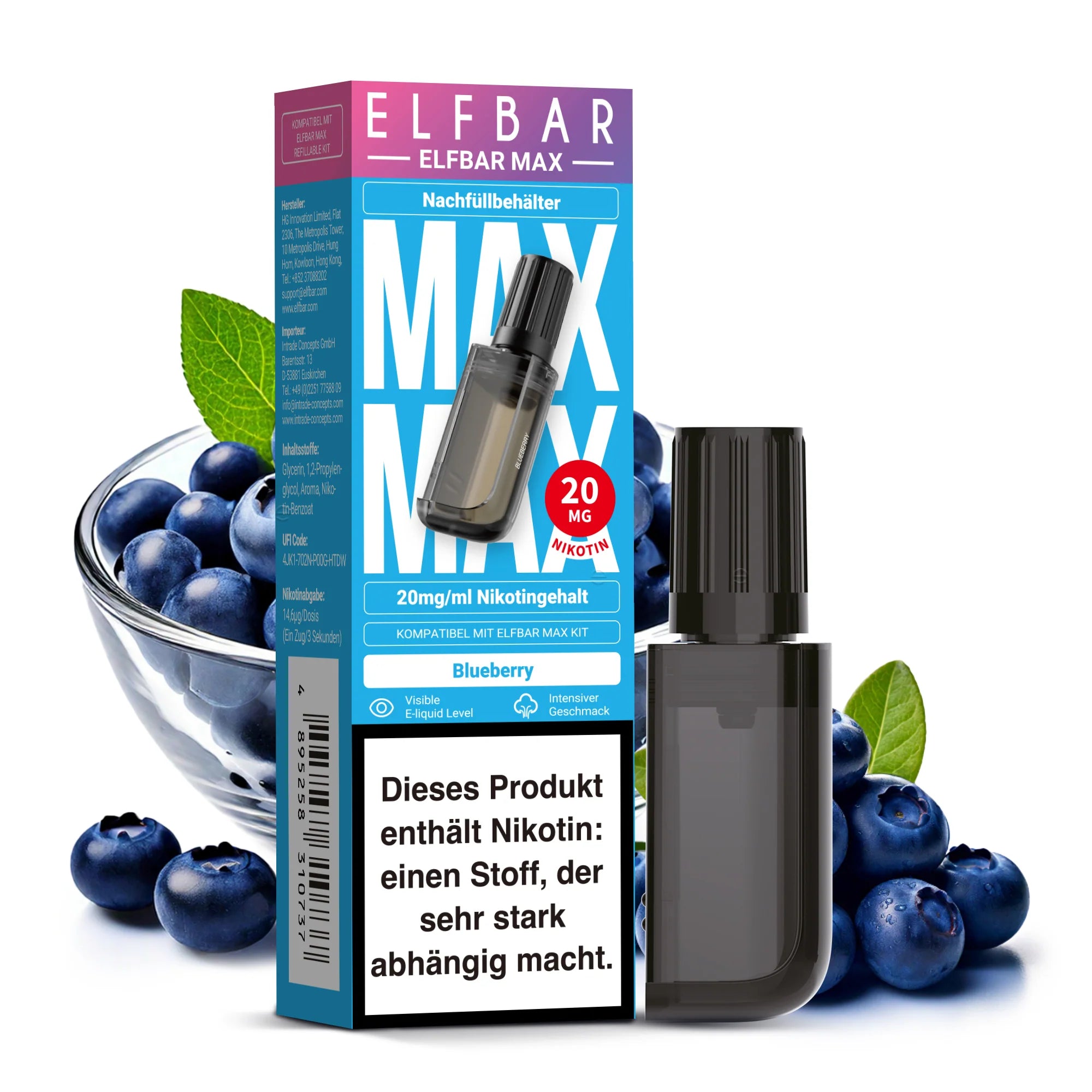 ELFBAR MAX Pod - Blueberry