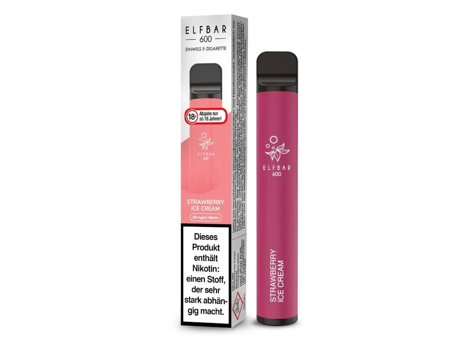 ELFBAR 600 - Strawberry Ice Cream