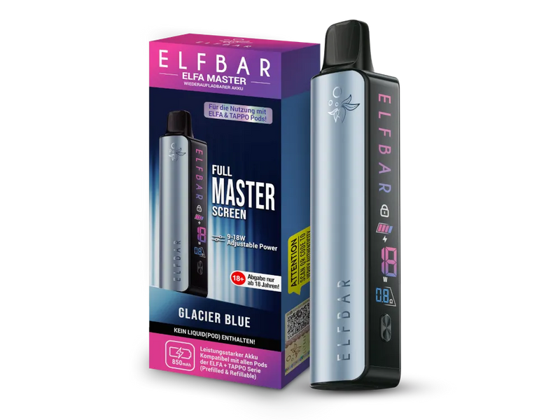 Elfbar Elfa Master Akkuträger in Glacier Blue