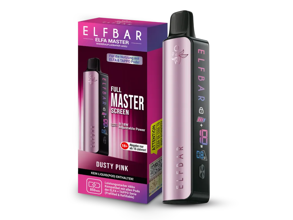 Elfbar Elfa Master Akkuträger in Dusty Pink