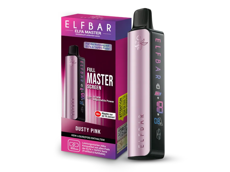 Elfbar Elfa Master Akkuträger in Dusty Pink