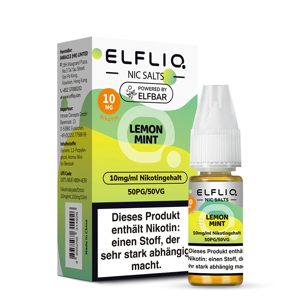 ELFBAR ELFLIQ - Lemon Mint
