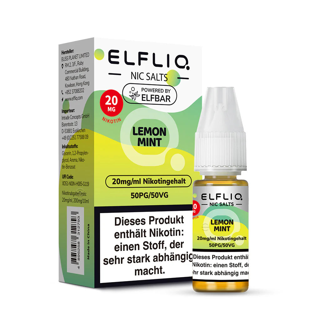ELFBAR ELFLIQ - Lemon Mint