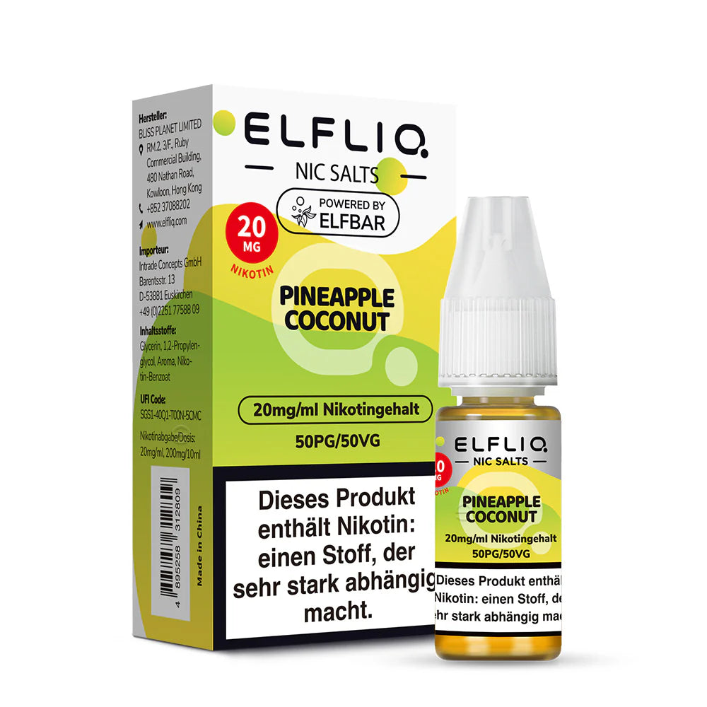 ELFBAR ELFLIQ - Pineapple Coconut