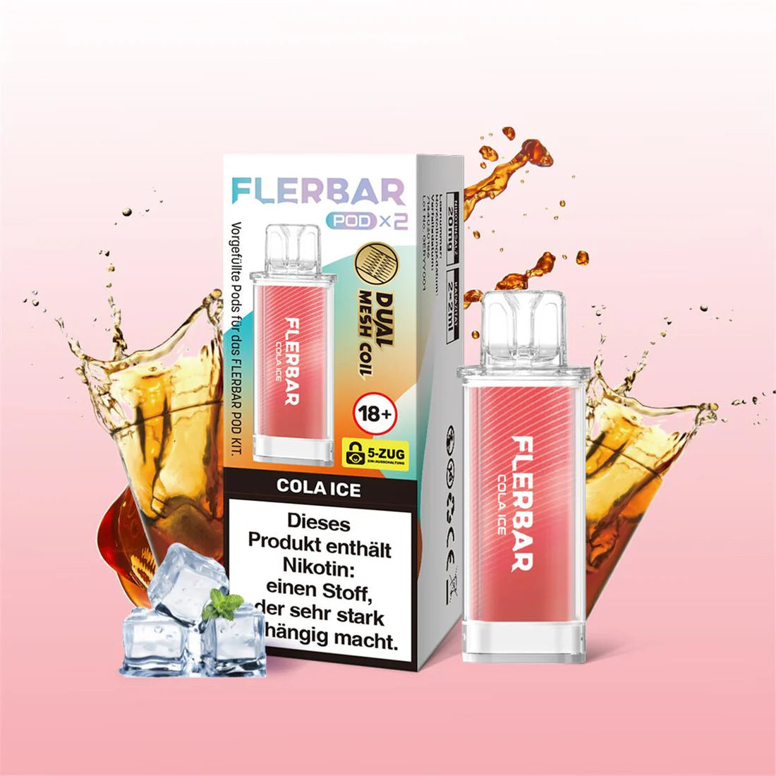 Flerbar Pod 2Stk - Cola Ice