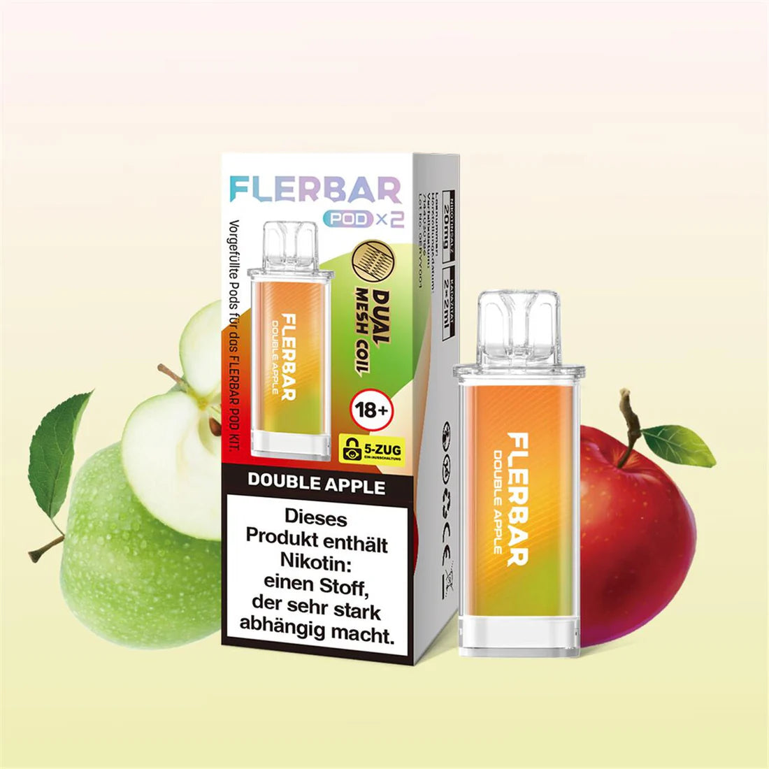 Flerbar Pod 2Stk - Double Apple
