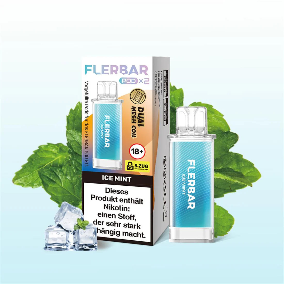 Flerbar Pod 2Stk - Ice Mint