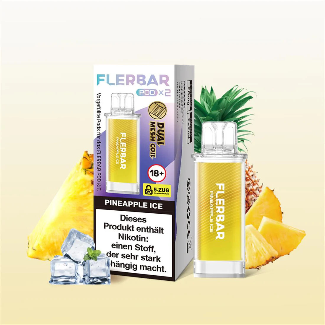 Flerbar Pod 2Stk - Pineapple Ice