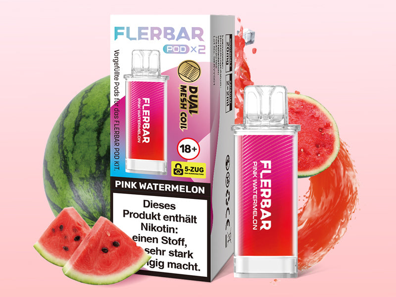Flerbar Pod 2Stk - Pink Watermelon