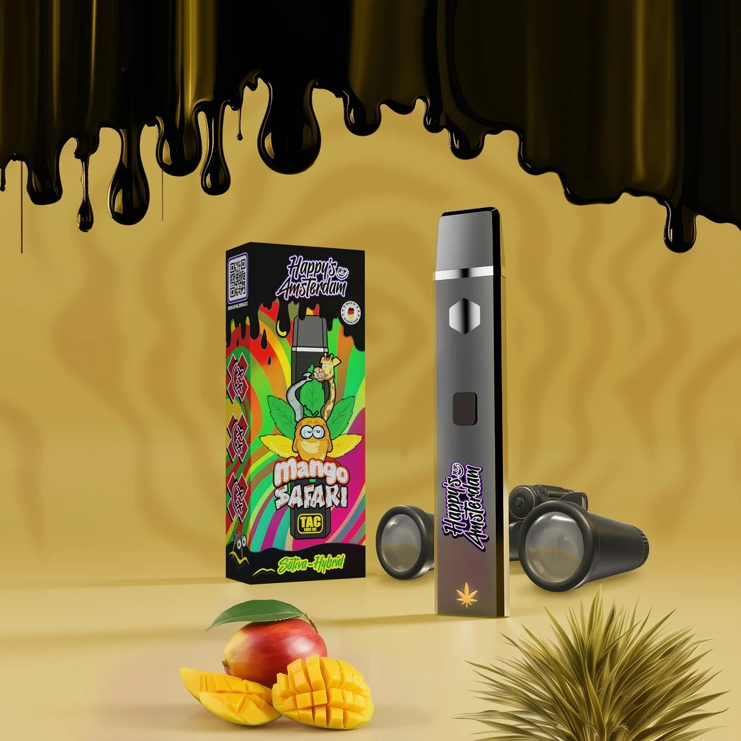 Happys Amsterdam Mango Safari TAC Vape fruchtiges Mango Aroma Hybrid