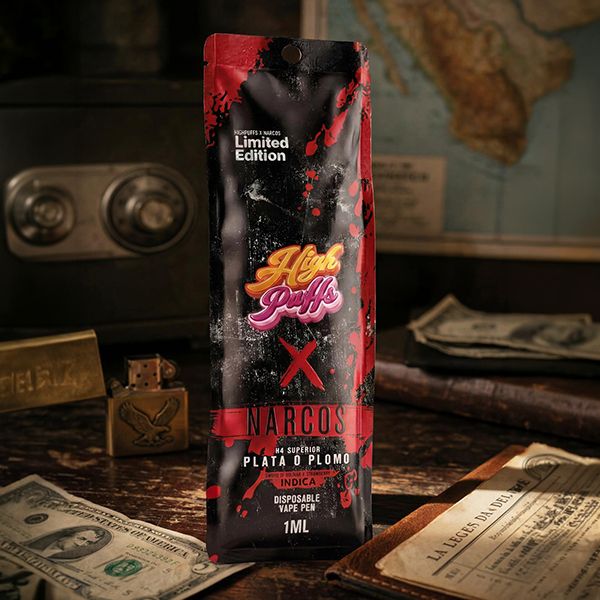 High Puffs H4 Narcos Plata o Plomo Vape 1ml
