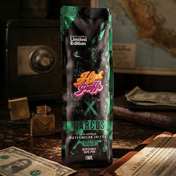 High Puffs H4 Vape Narcos Edition Watermelon Zkittlez