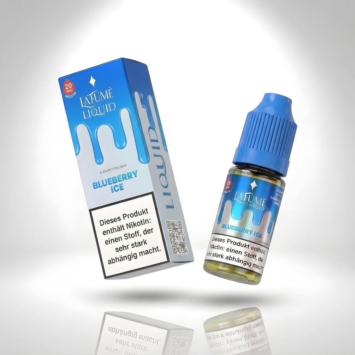 La Fume Liquid Blueberry Ice, 10-ml-Flasche mit Umkarton, 20 mg/ml Nikotinsalz