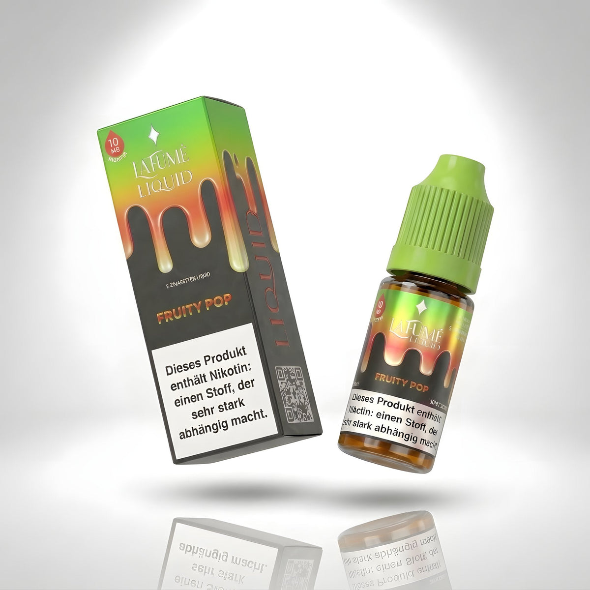 La Fume Liquid Fruity Pop, 10-ml-Flasche mit Umkarton, 10 mg/ml Nikotinsalz