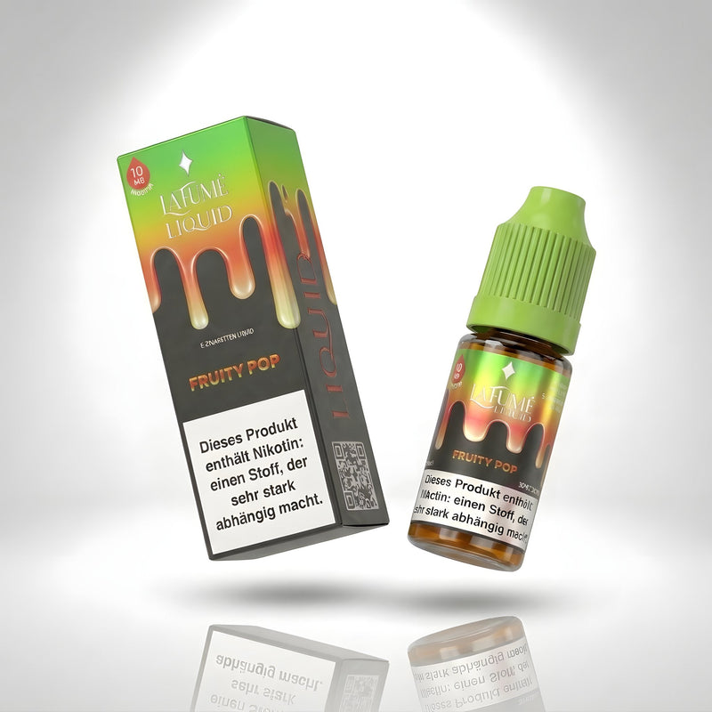 La Fume Liquid Fruity Pop, 10-ml-Flasche mit Umkarton, 10 mg/ml Nikotinsalz