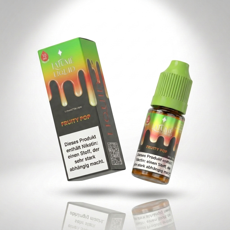 La Fume Liquid Fruity Pop 10 mg – Nikotinsalz E-Liquid kaufen bei The House Of Smoke