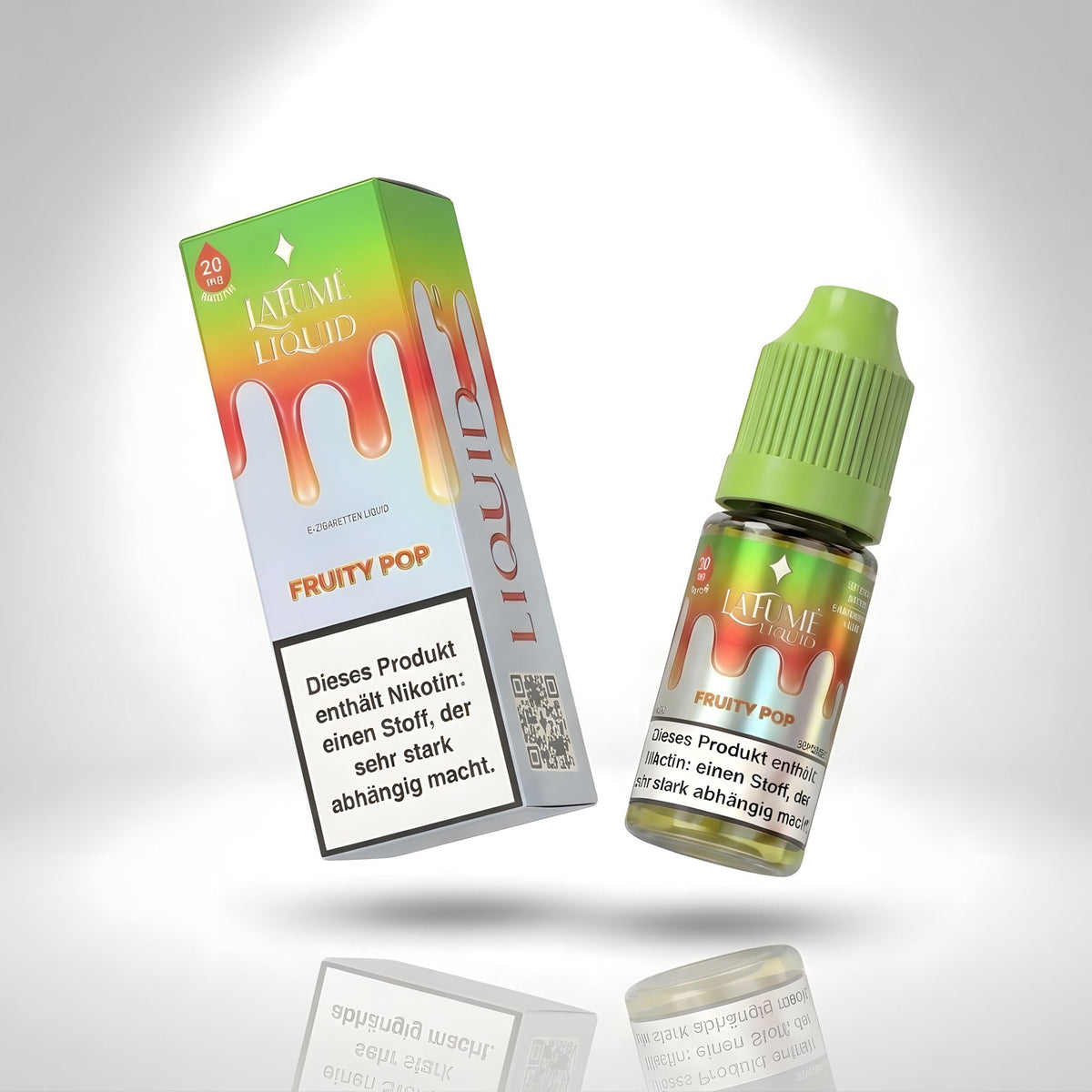La Fume Liquid Fruity Pop, 10-ml-Flasche mit Umkarton, 20 mg/ml Nikotinsalz