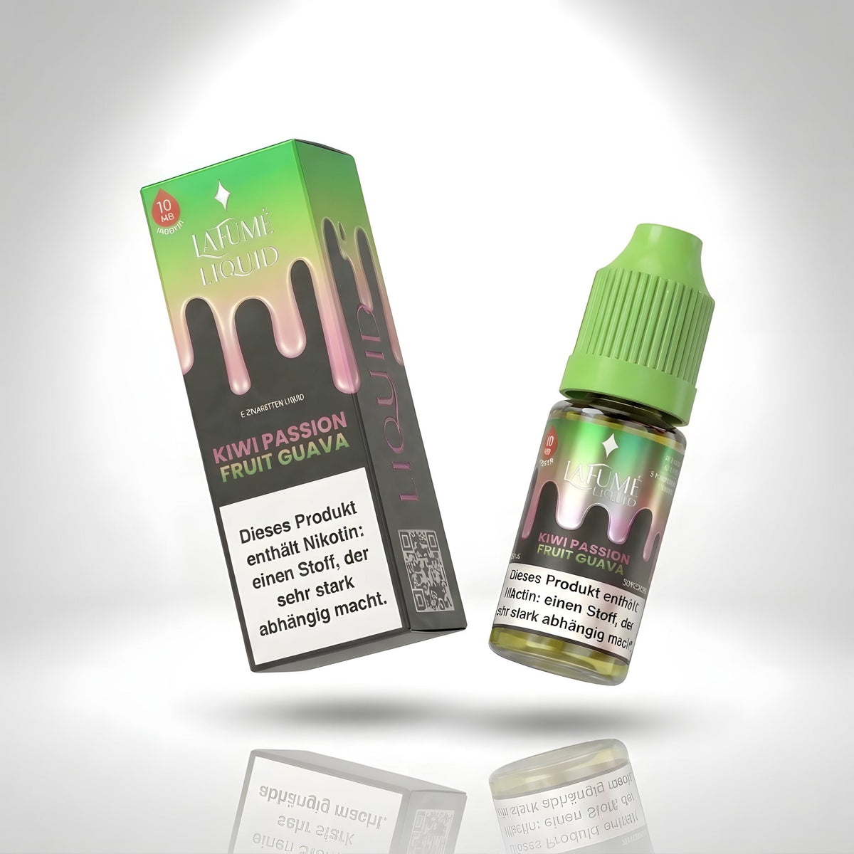 La Fume Liquid Kiwi Passionfruit Guava, 10-ml-Flasche mit Umkarton, 10 mg/ml Nikotinsalz