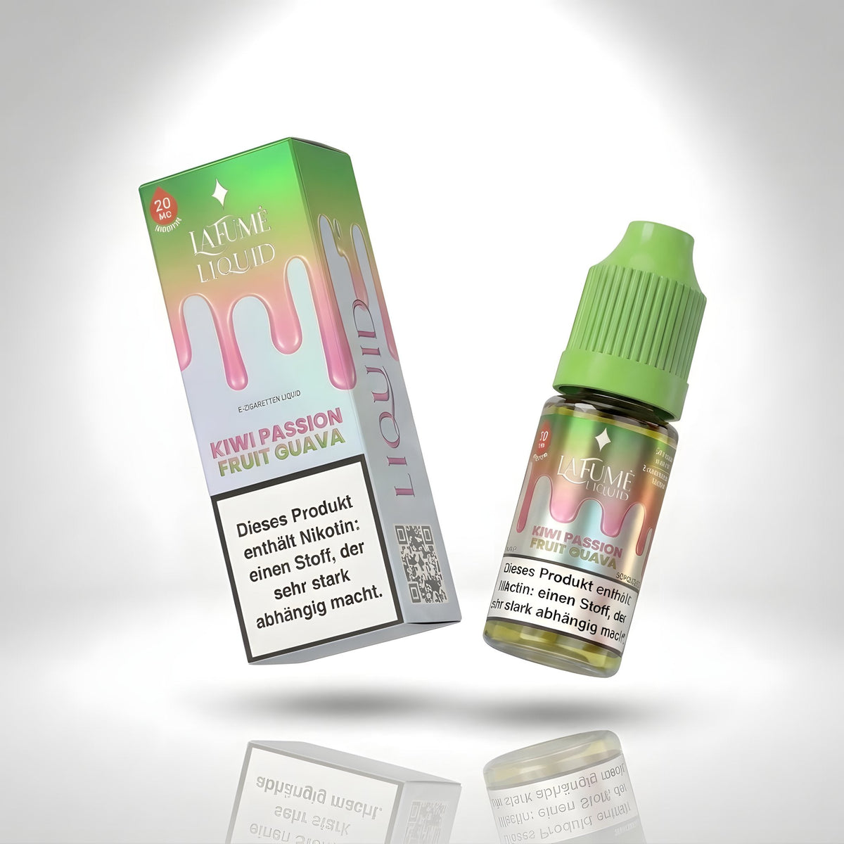 La Fume Liquid Kiwi Passionfruit Guava, 10-ml-Flasche mit Umkarton, 20 mg/ml Nikotinsalz