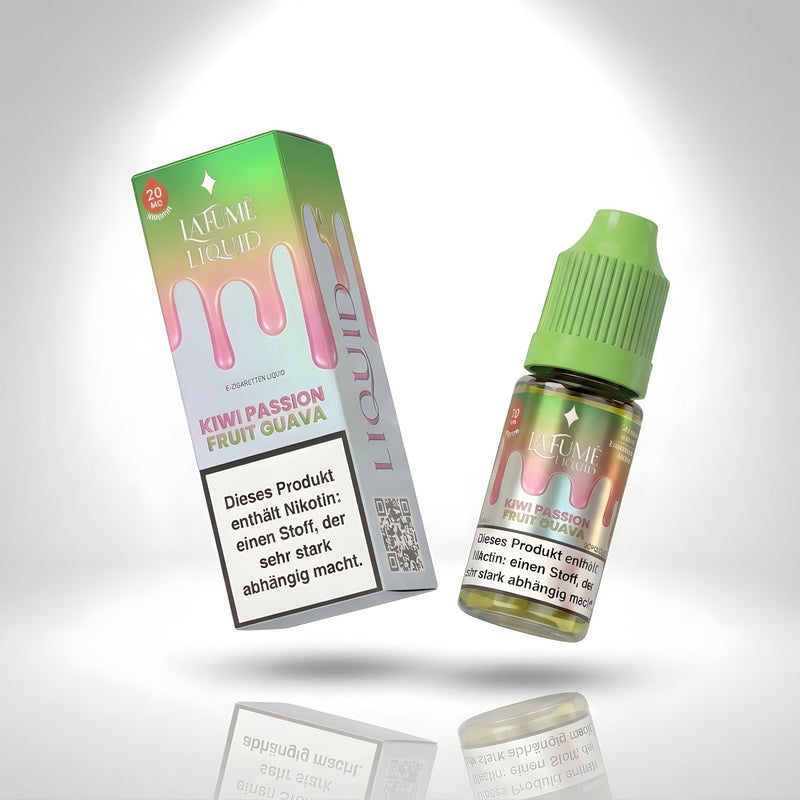 La Fume Liquid Kiwi Passionfruit Guava, 10-ml-Flasche mit Umkarton, 20 mg/ml Nikotinsalz