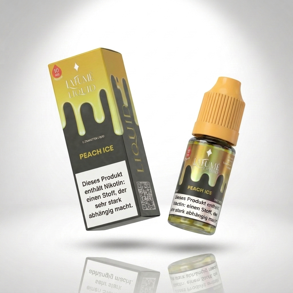 Lafume Liquid Peach Ice 10 mg – Nikotinsalz E-Liquid kaufen bei The House Of Smoke