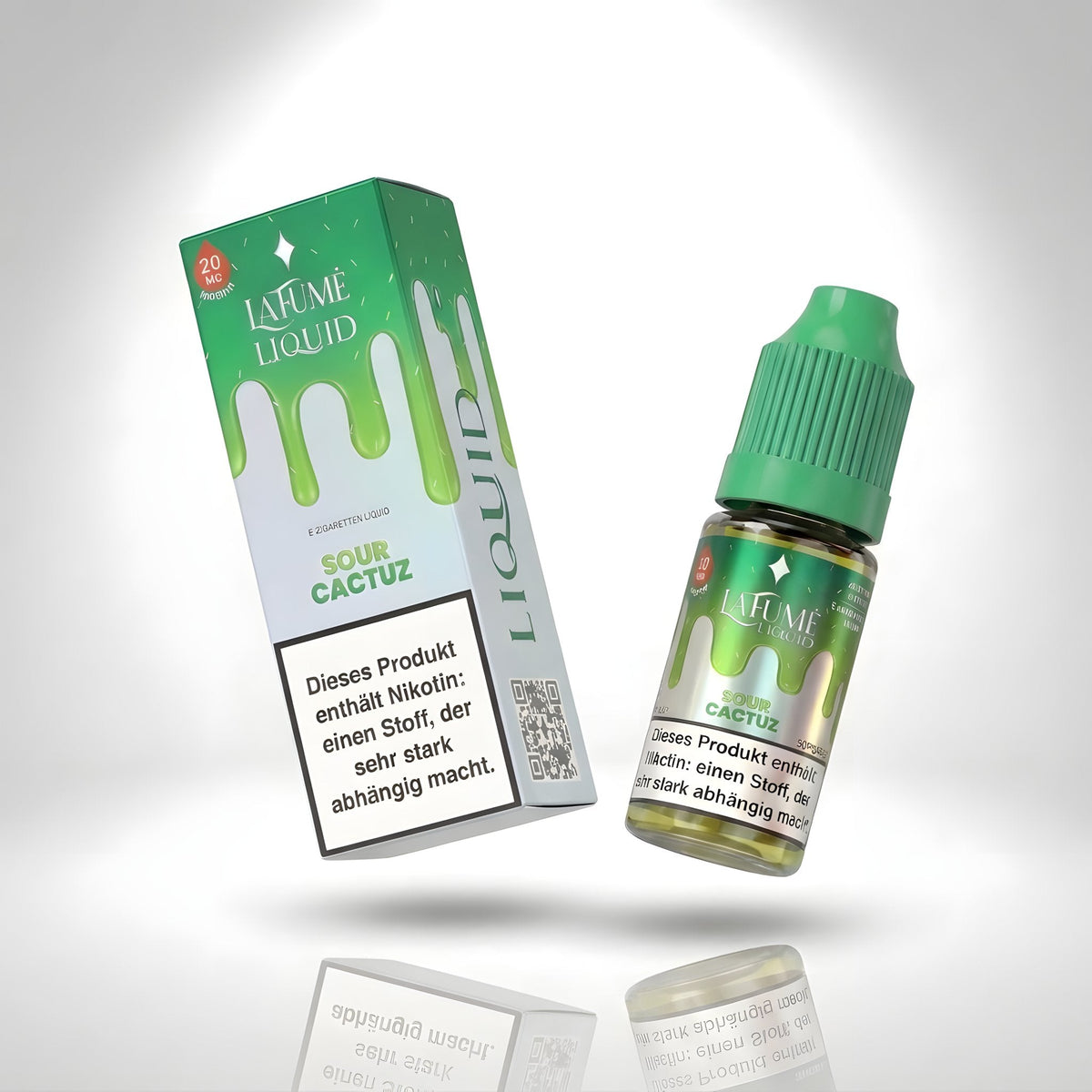 La Fume Liquid Sour Cactuz, 10-ml-Flasche mit Umkarton, 20 mg/ml Nikotinsalz
