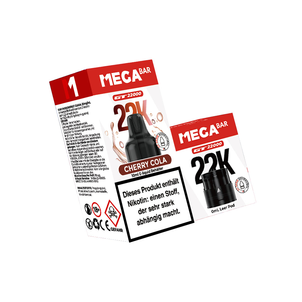 MEGABAR 22K Pod Cherry Cola Wechselpod für GT22000