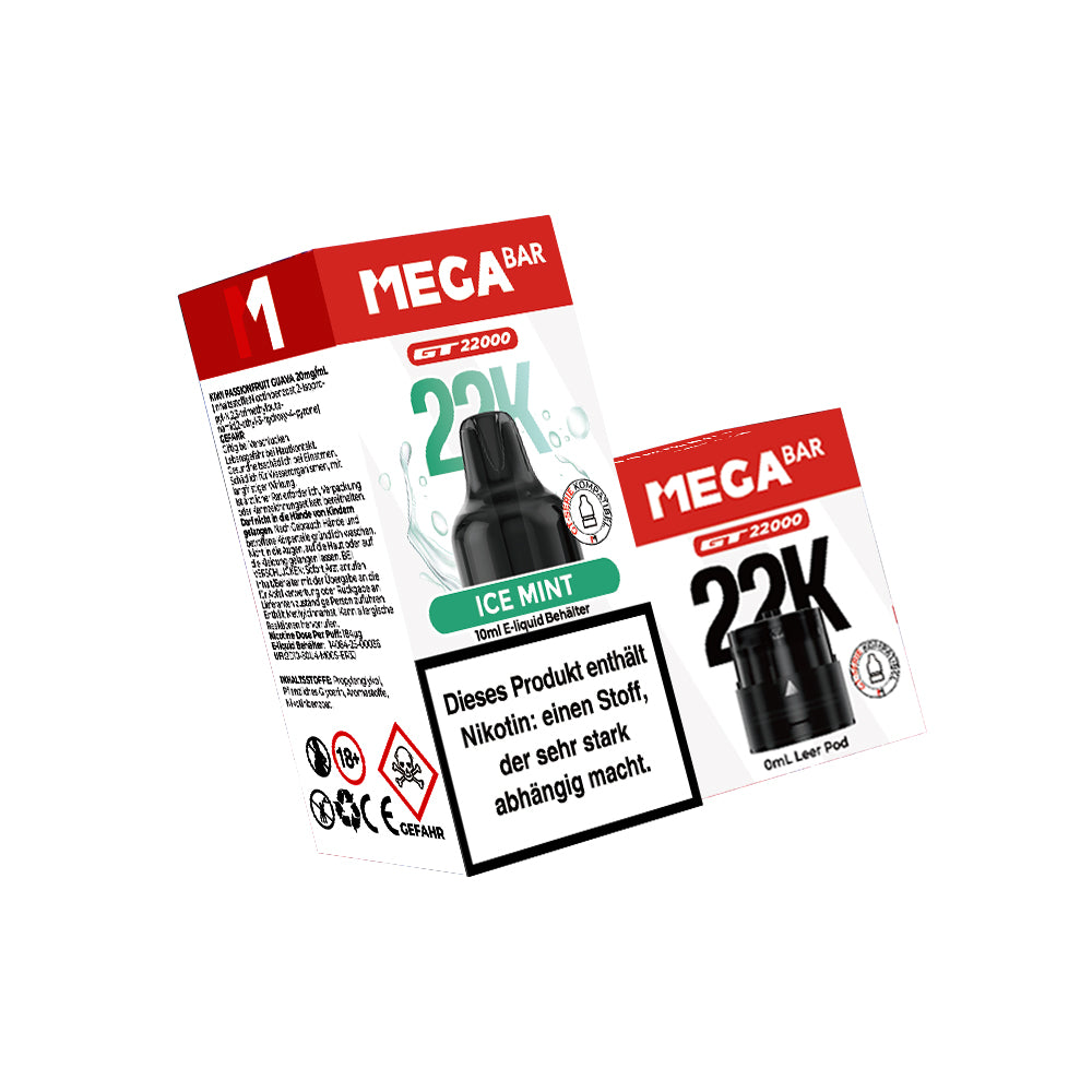 MEGABAR 22K Pod Ice Mint Wechselpod für GT22000