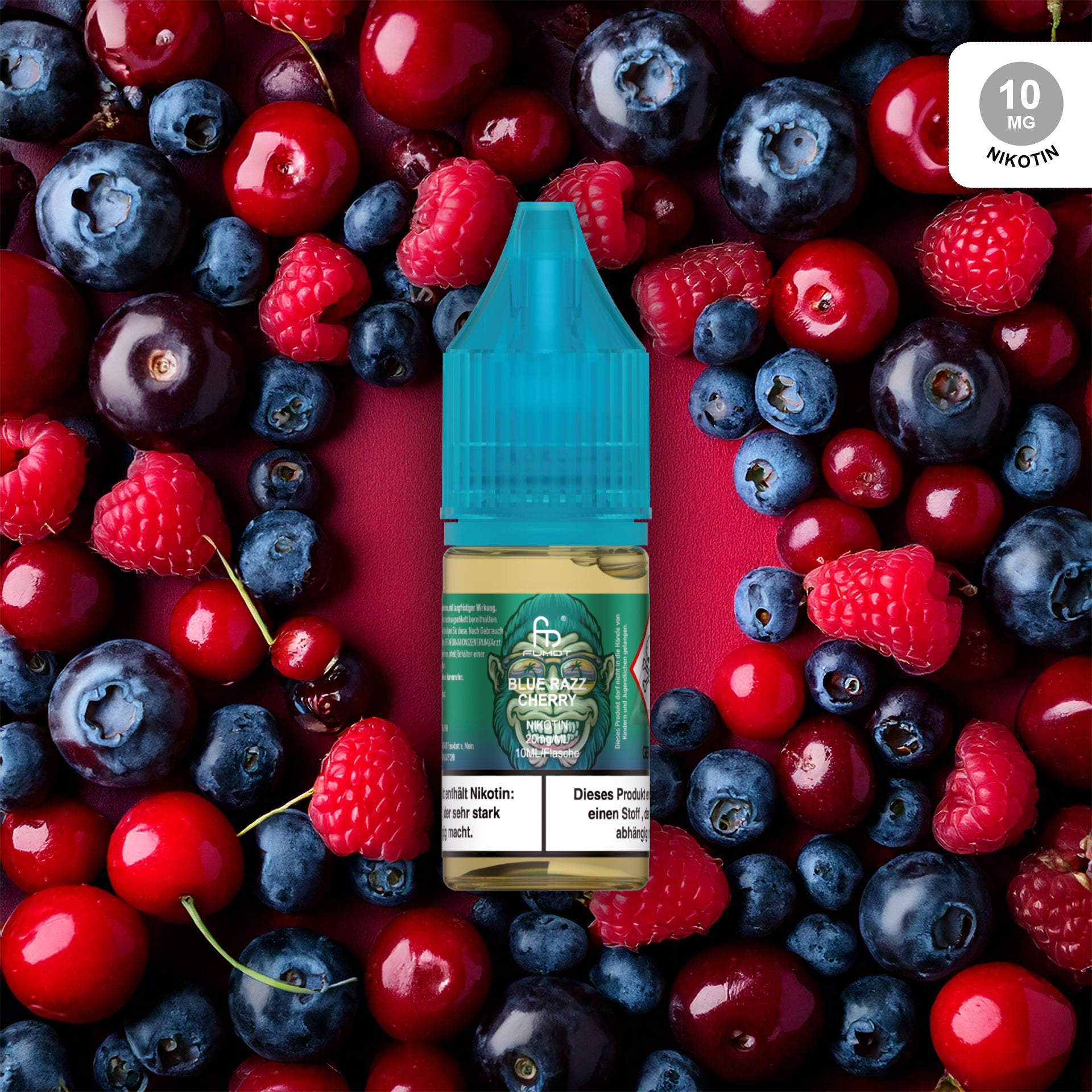 RandM Tornado Liquid Blue Razz Cherry 10 mg – Nikotinsalz E-Liquid kaufen bei The House Of Smoke
