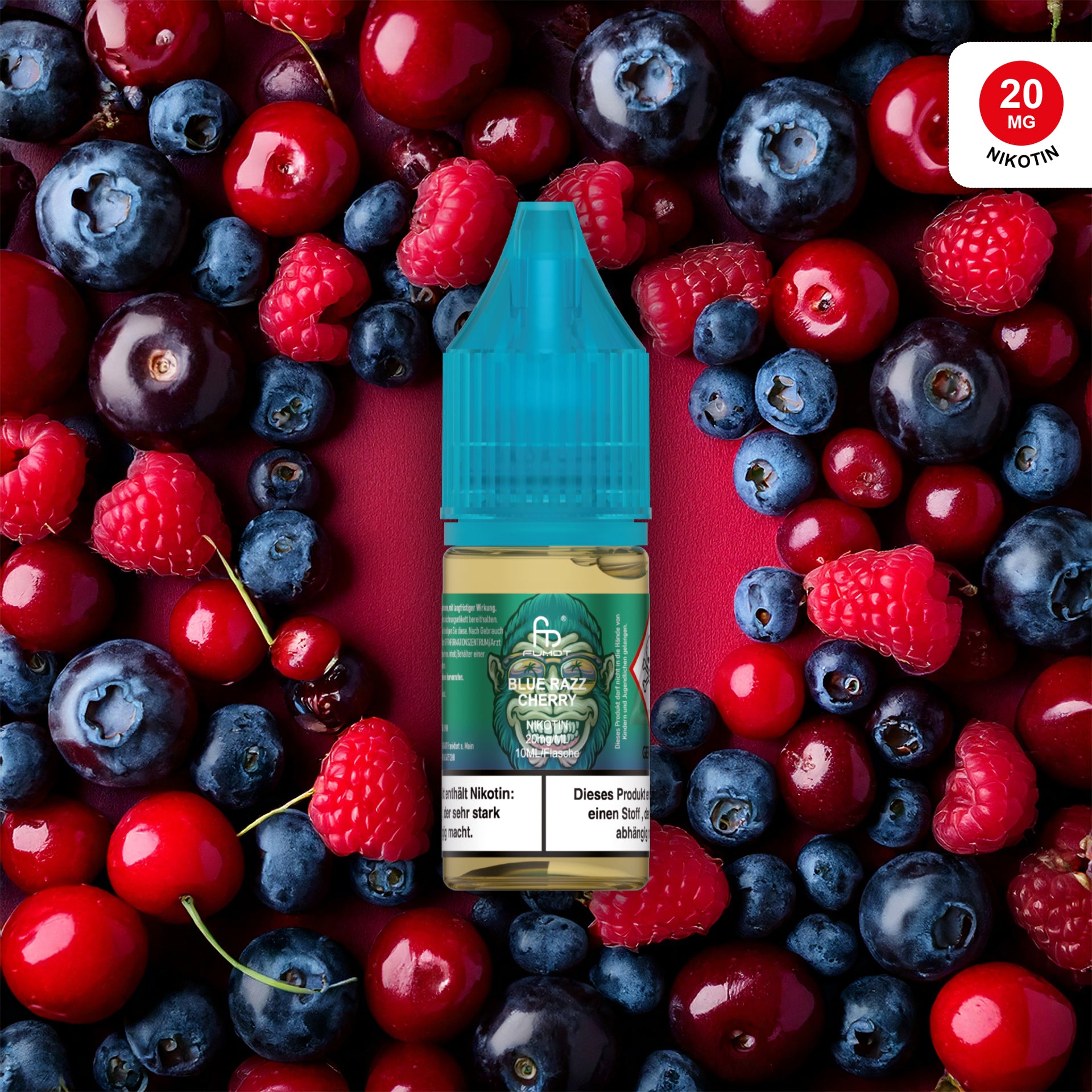 RandM Tornado Liquid Blue Razz Cherry 20 mg – Nikotinsalz E-Liquid kaufen bei The House Of Smoke