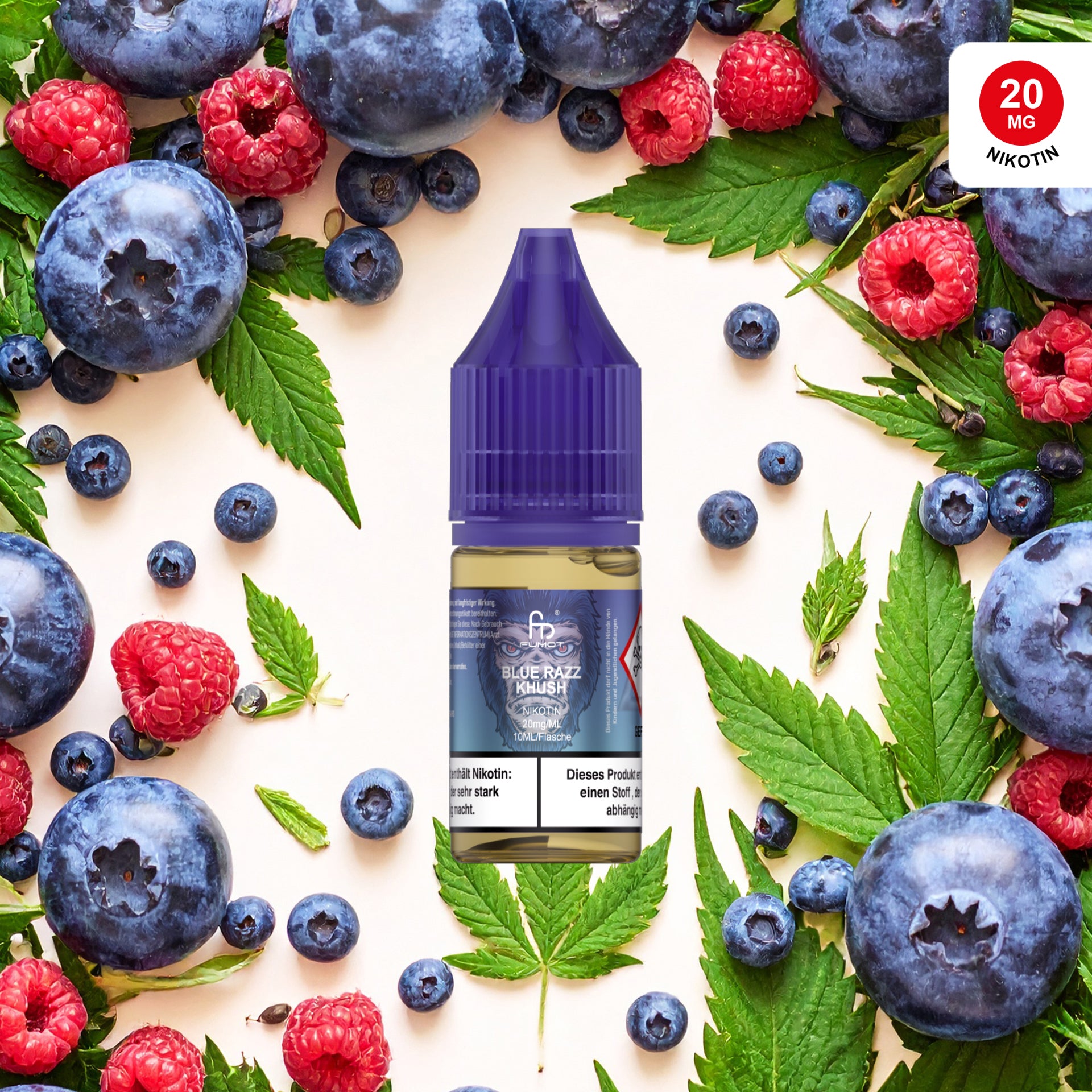 RandM Liquid Blue Razz Kush 20mg – E-Liquid kaufen bei The House Of Smoke