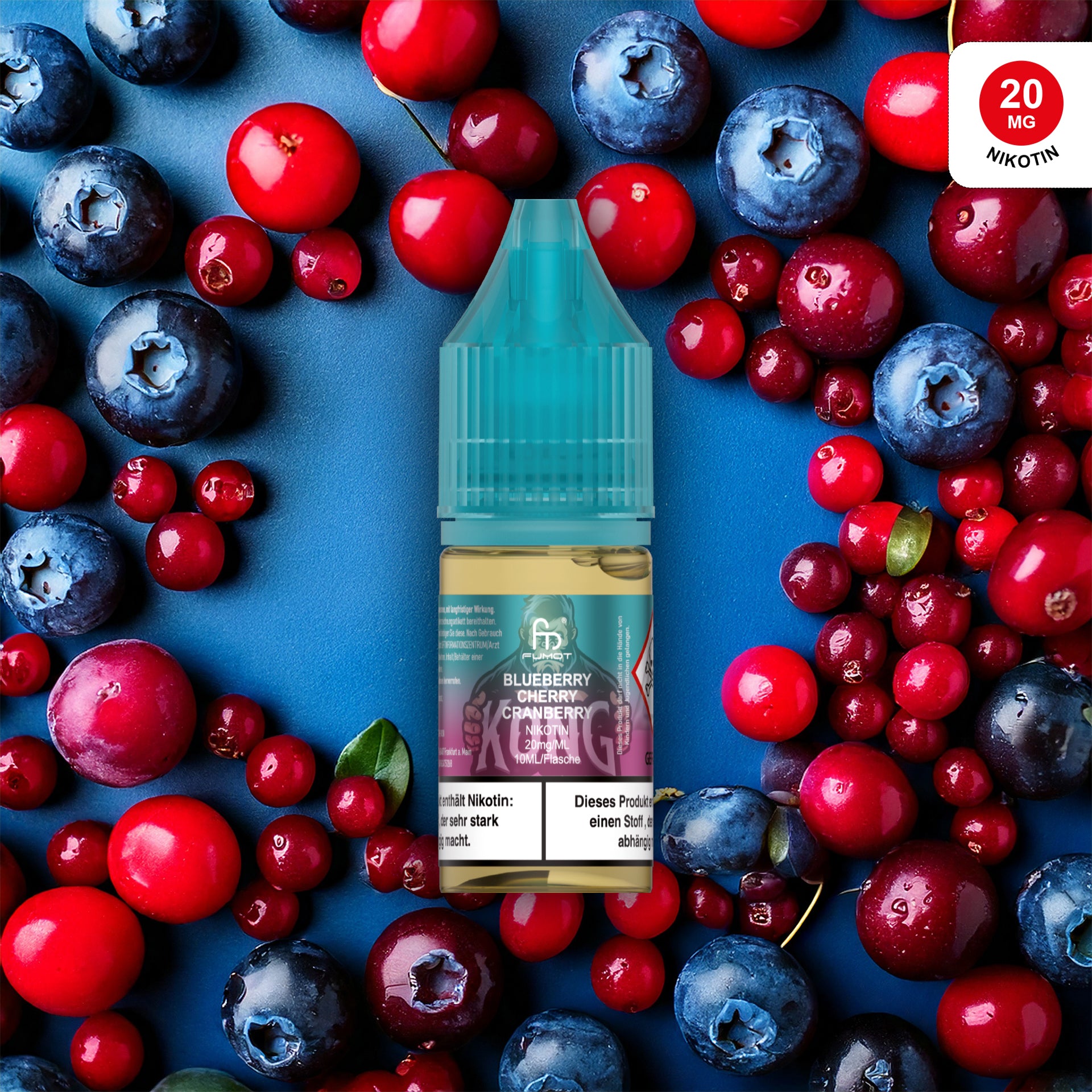 RandM Tornado Liquid Blueberry Cherry Cranberry 20 mg – Nikotinsalz E-Liquid kaufen bei The House Of Smoke