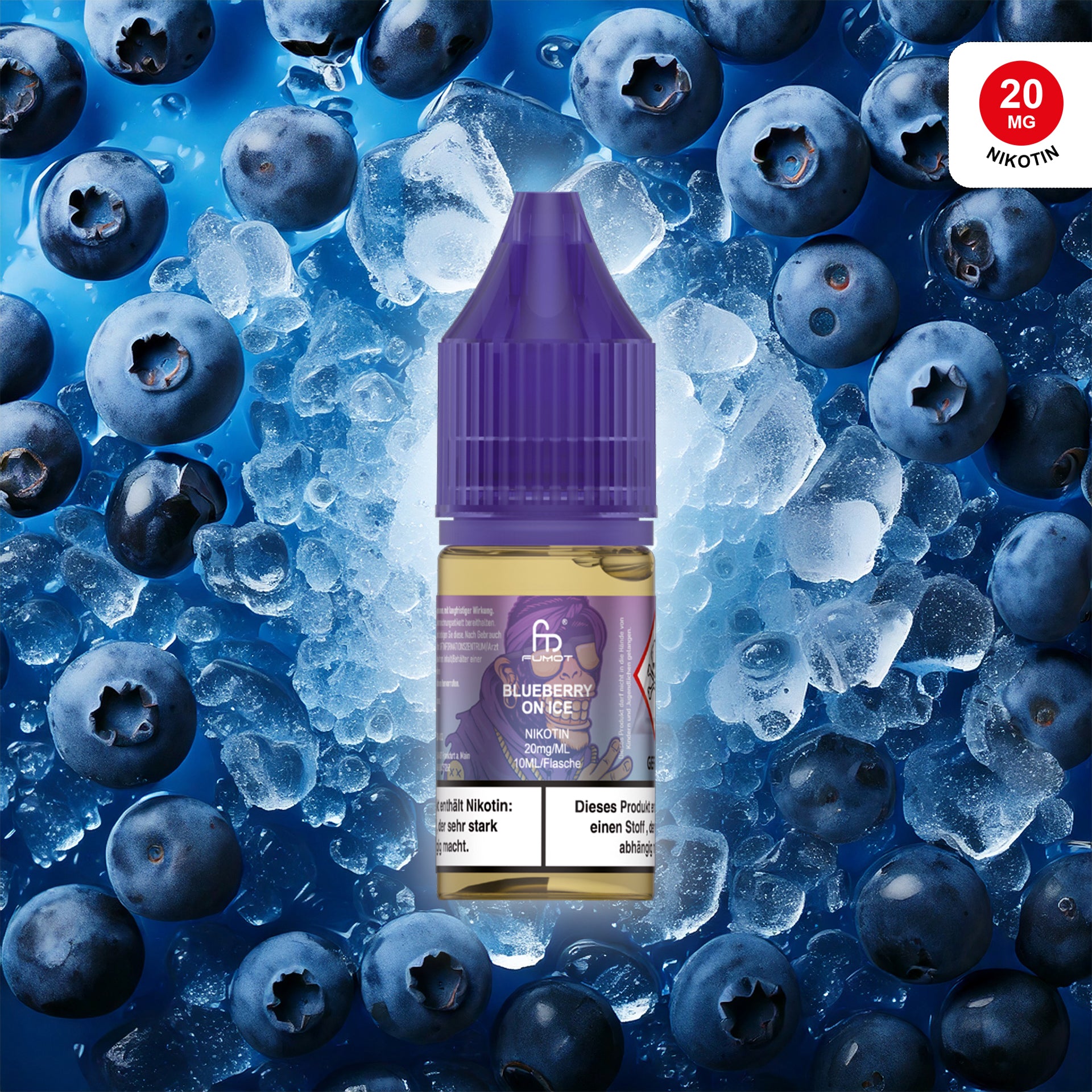 RandM Tornado Liquid Blueberry On Ice 20 mg – Nikotinsalz E-Liquid kaufen bei The House Of Smoke
