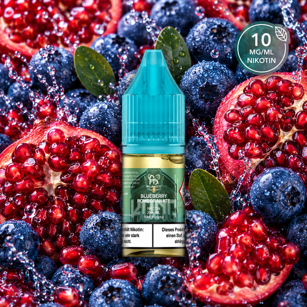 RandM Tornado Liquid Blueberry Pomegranate 10 mg – Nikotinsalz E-Liquid kaufen bei The House Of Smoke