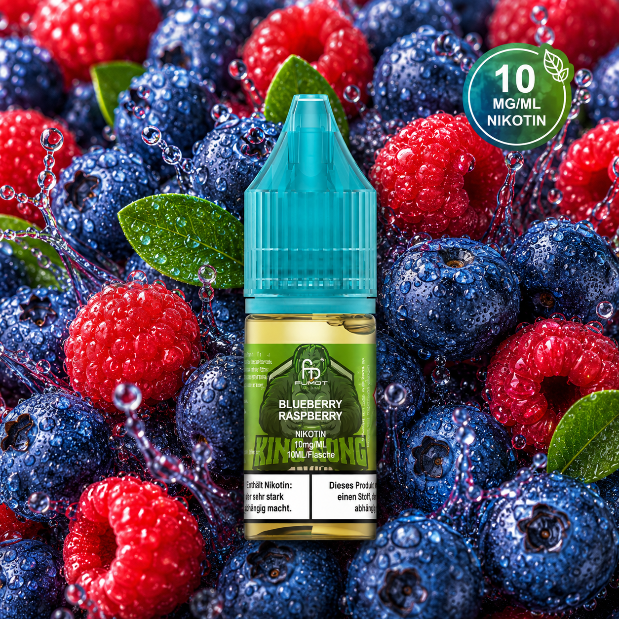 RandM Tornado Liquid Blueberry Raspberry 10 mg – Nikotinsalz E-Liquid kaufen bei The House Of Smoke