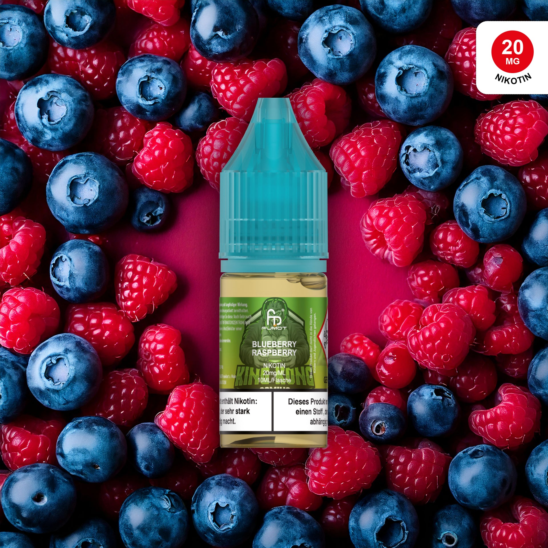 RandM Tornado Liquid Blueberry Raspberry 20 mg – Nikotinsalz E-Liquid kaufen bei The House Of Smoke