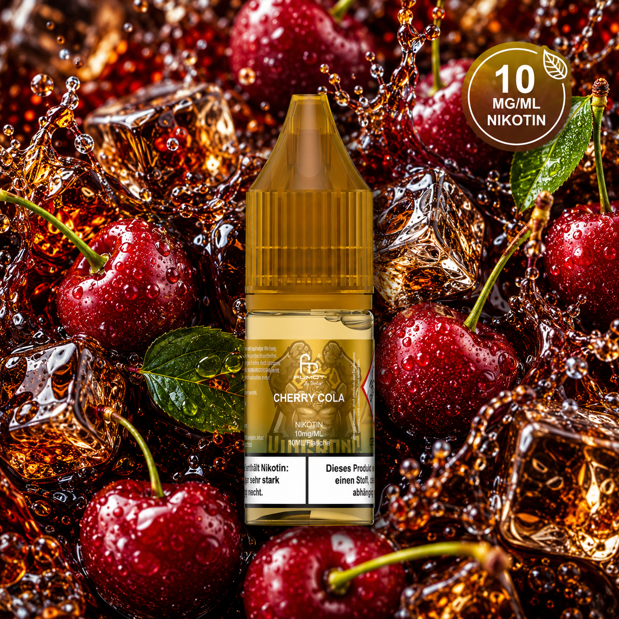 RandM Tornado Liquid Cherry Cola 10 mg – Nikotinsalz E-Liquid kaufen bei The House Of Smoke