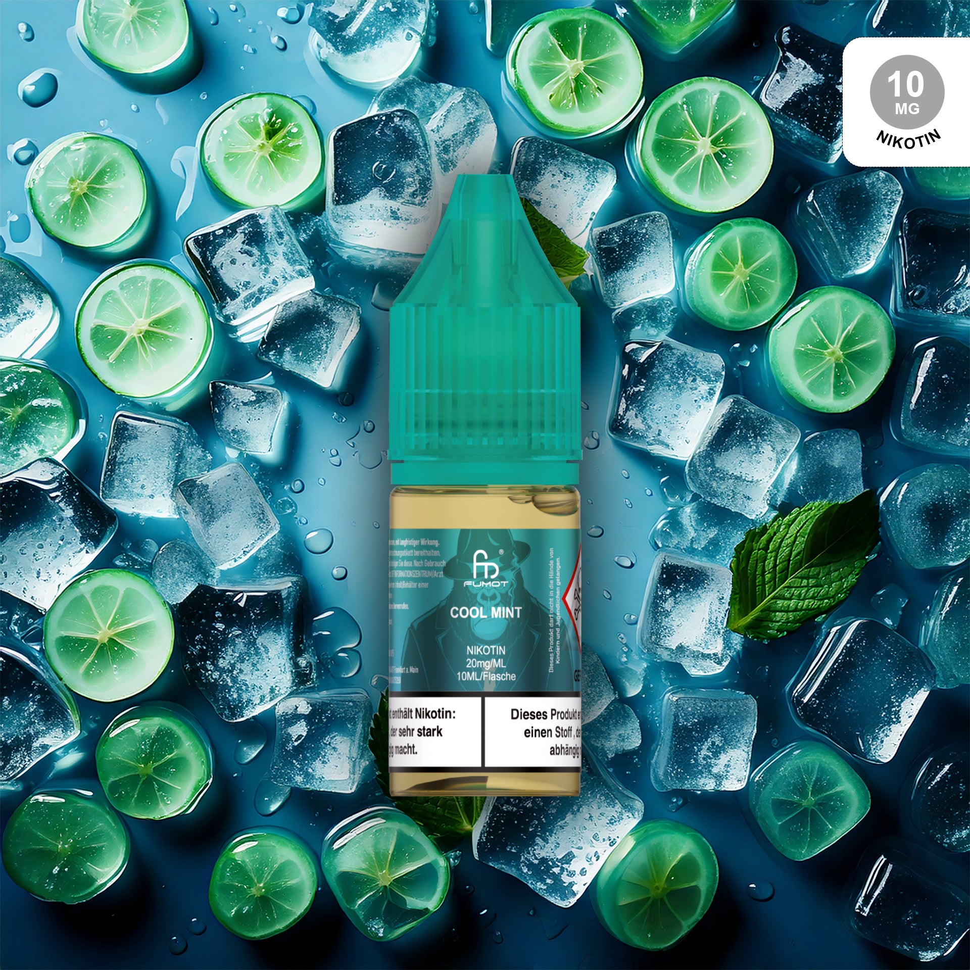 RandM Tornado Liquid Cool Mint 10 mg – Nikotinsalz E-Liquid kaufen bei The House Of Smoke