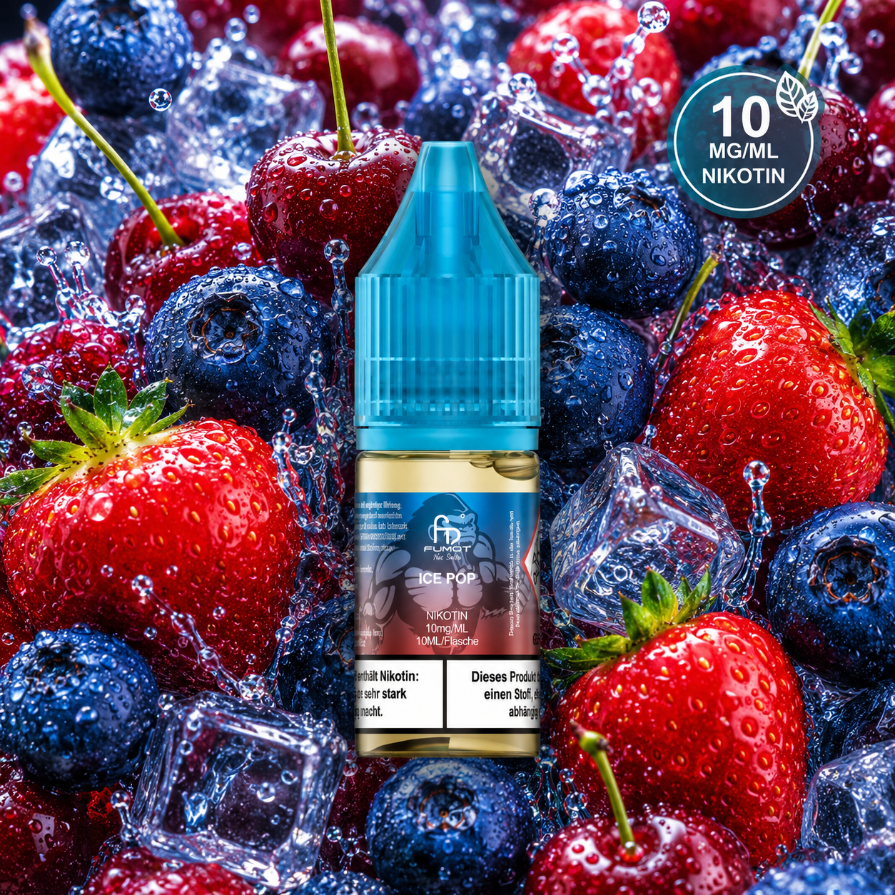 RandM Tornado Liquid Ice Pop 10 mg – Nikotinsalz E-Liquid kaufen bei The House Of Smoke