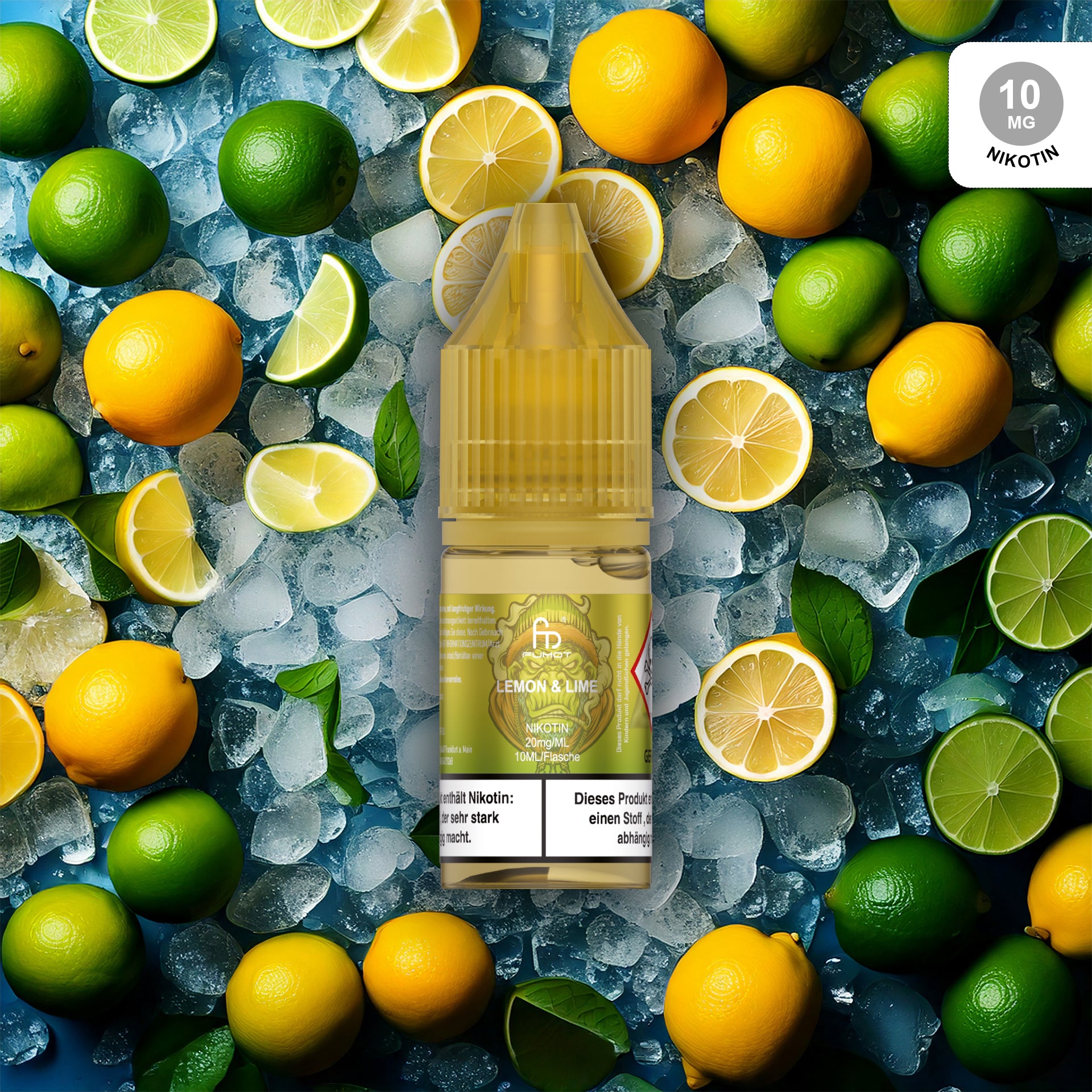 RandM Tornado Liquid Lemon Lime 10 mg – Nikotinsalz E-Liquid kaufen bei The House Of Smoke