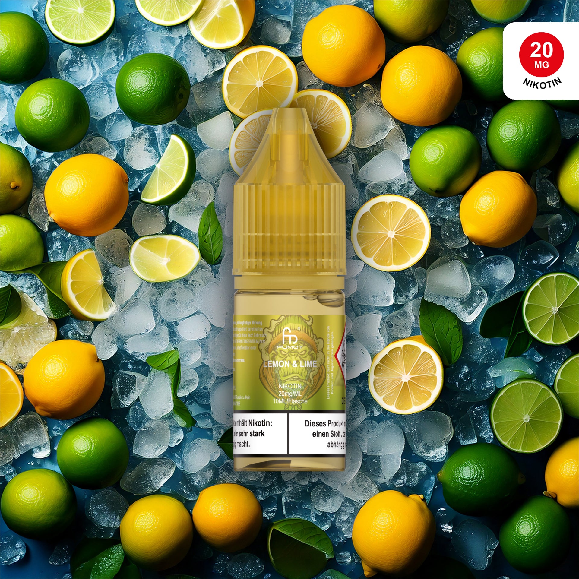 RandM Tornado Liquid Lemon Lime 20 mg – Nikotinsalz E-Liquid kaufen bei The House Of Smoke