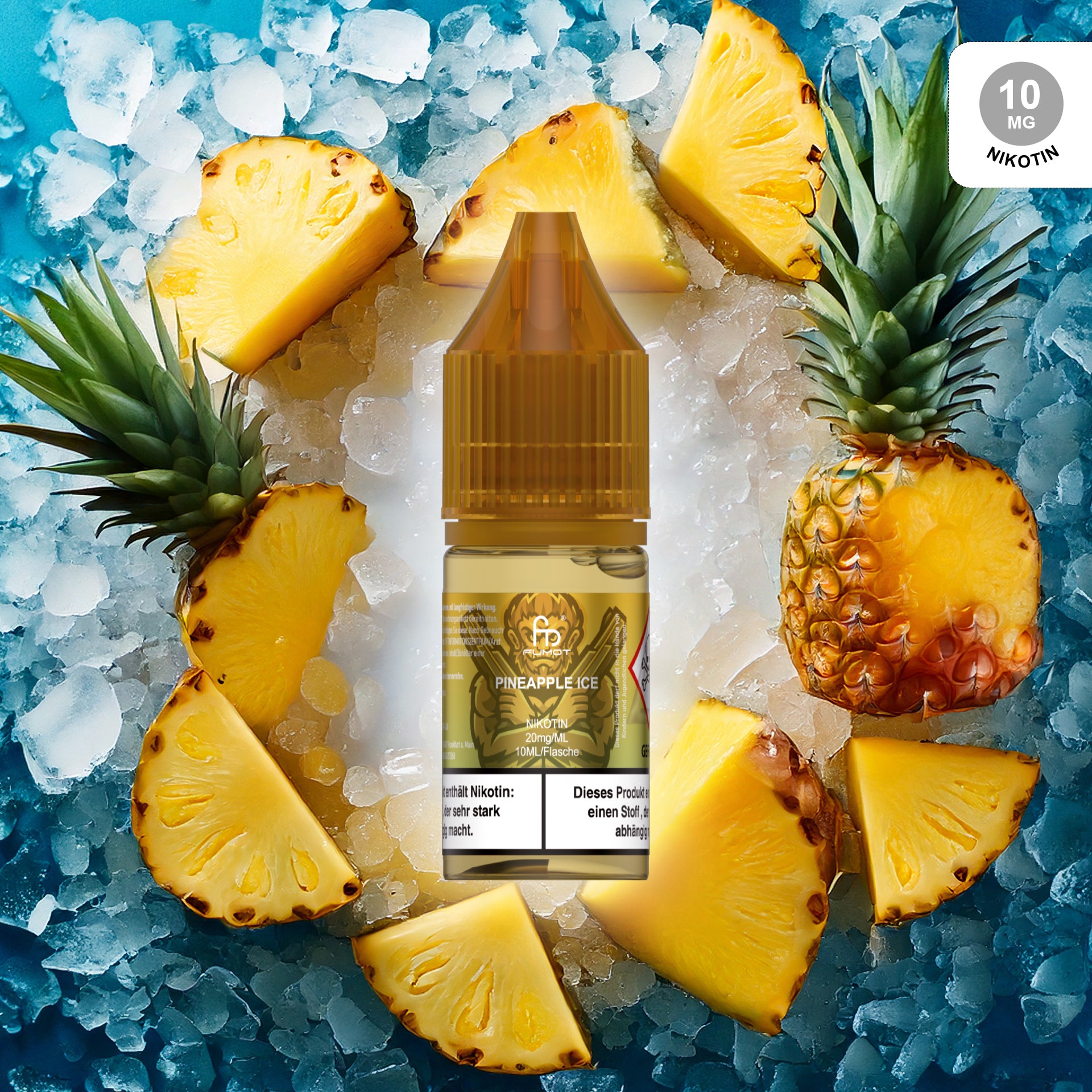 RandM Tornado Liquid Pineapple Ice 10 mg – Nikotinsalz E-Liquid kaufen bei The House Of Smoke