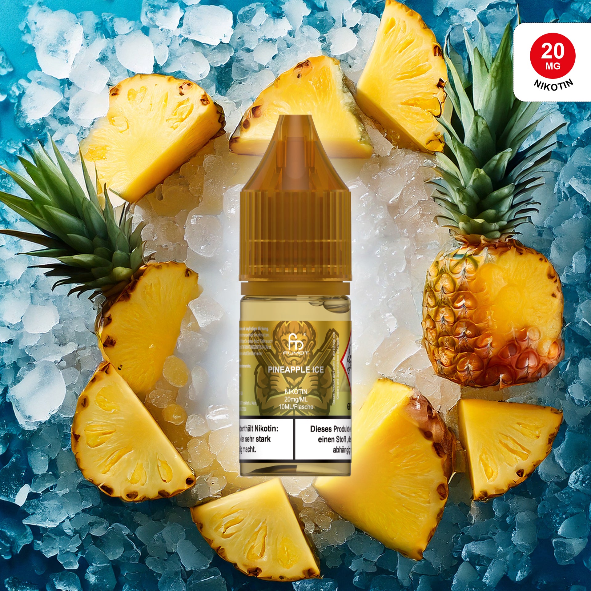 RandM Tornado Liquid Pineapple Ice 20 mg – Nikotinsalz E-Liquid kaufen bei The House Of Smoke