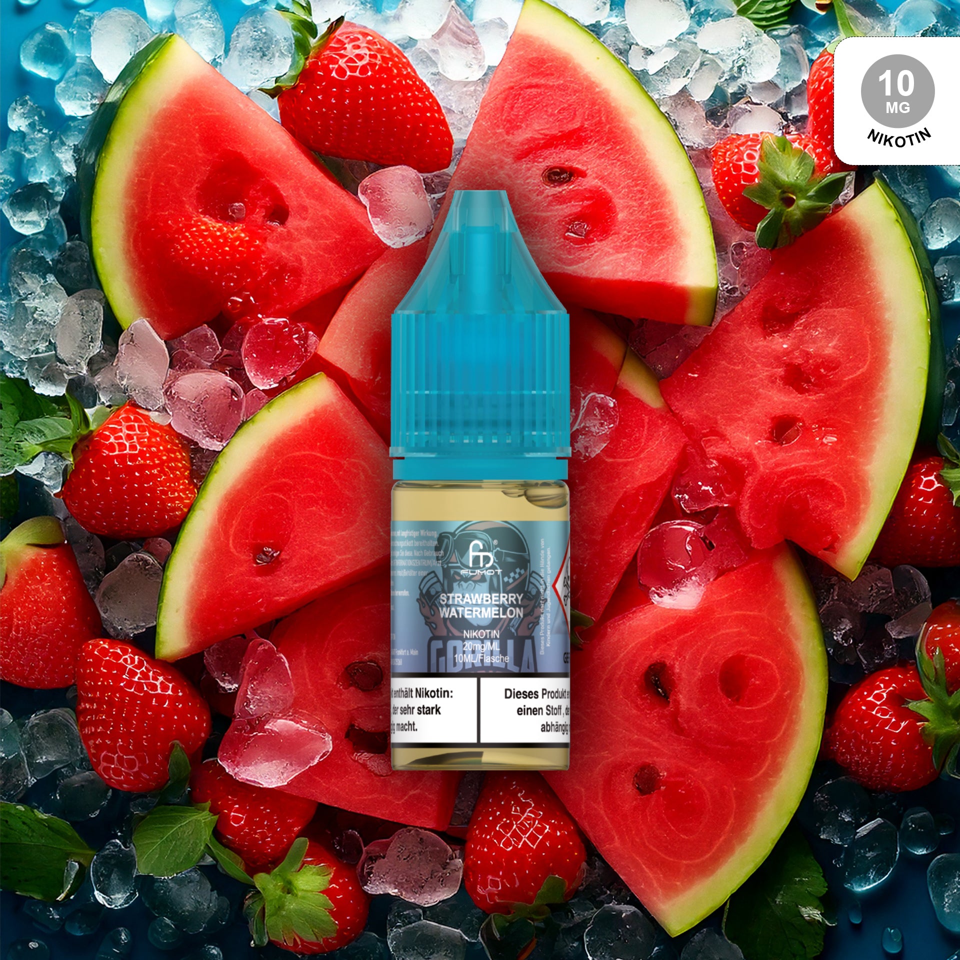 RandM Tornado Liquid Strawberry Watermelon 10 mg – Nikotinsalz E-Liquid kaufen bei The House Of Smoke