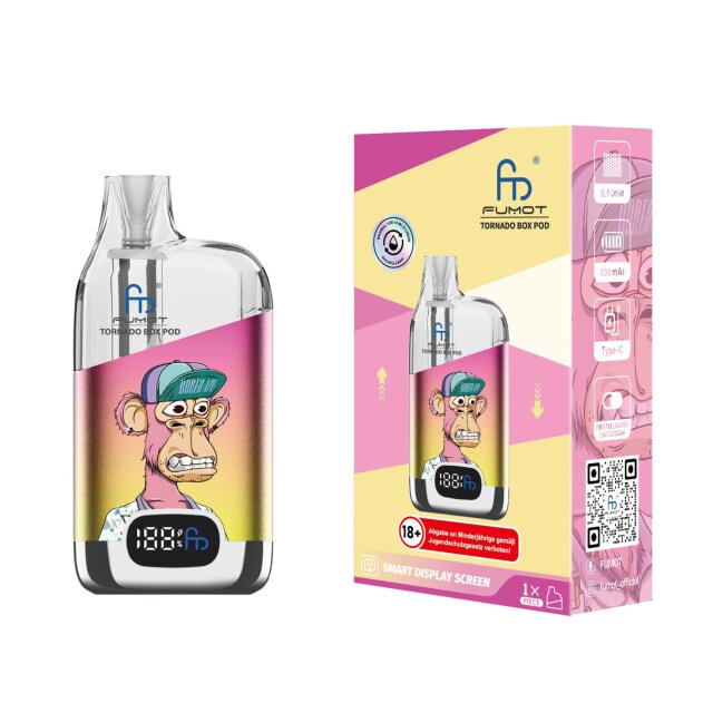 RandM Tornado Box Podkit - Yellow Pink