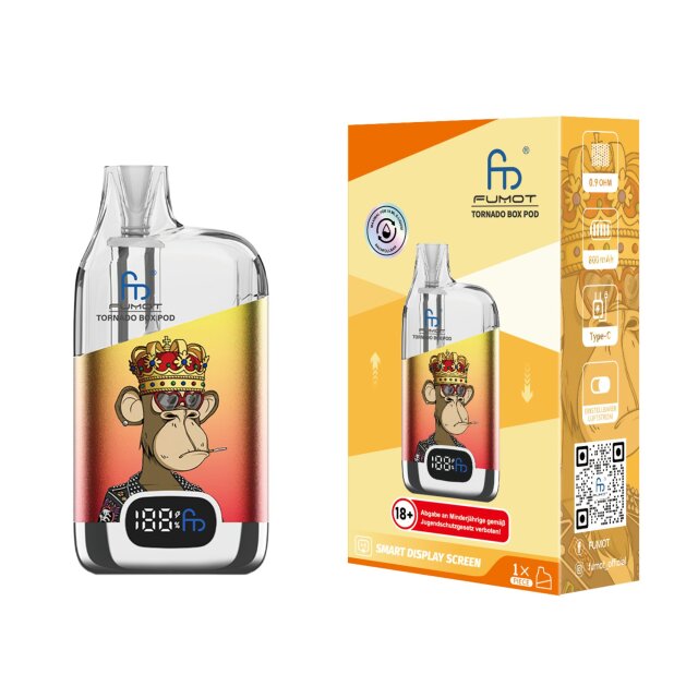 RandM Tornado Box Podkit - Yellow Red